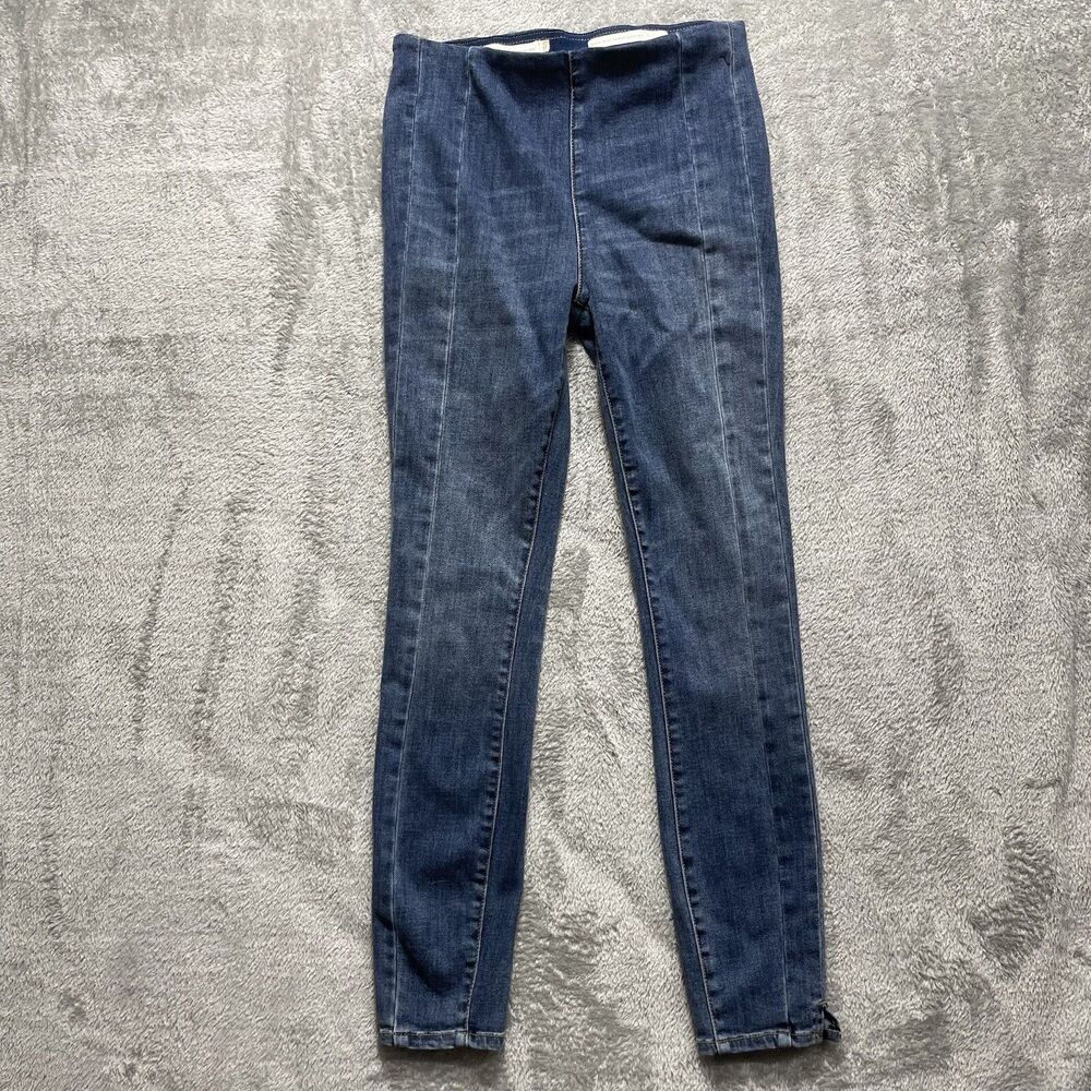 Anthropologie Pilcro Jeans Women's 28 Blue High Rise Denim Leggings 28x27
